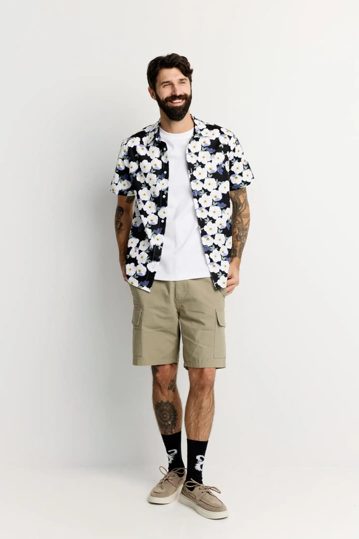 Finlayson miesten kesäpaita Ruusa - BLACK - 3