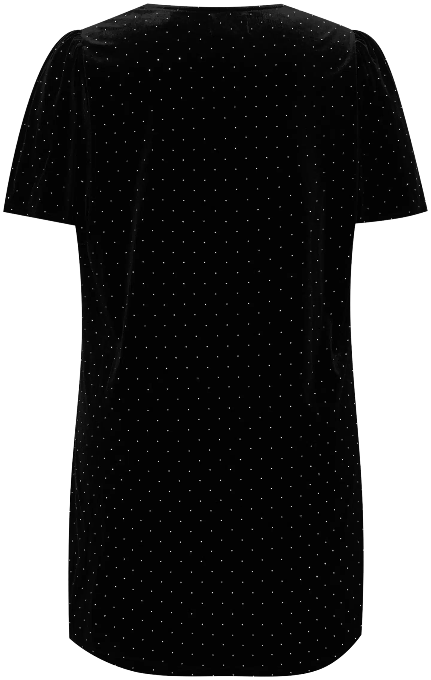 Now Curvy kimaltava samettimekko, D-mitoitus - Black - 2