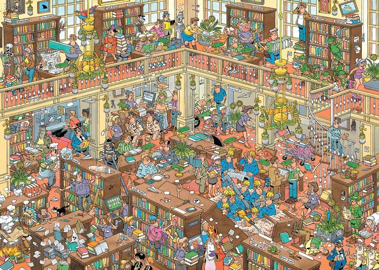 Jumbo palapeli JvH The Library! 500 XL - 2