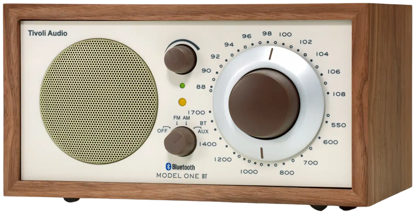 Tivoli Audio Bluetooth-pöytäradio Model One BT pähkinä/beige - 2