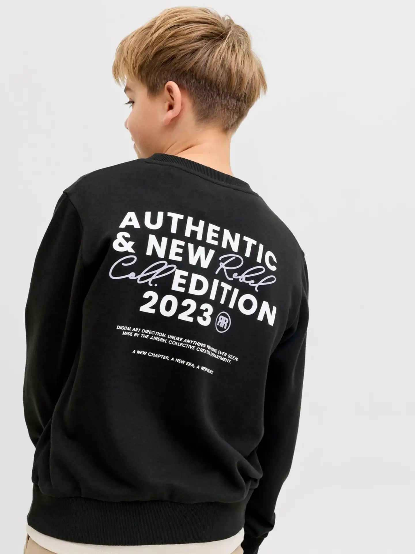 JJ REBEL JUNIOR lasten collegepusero - BLACK - 6