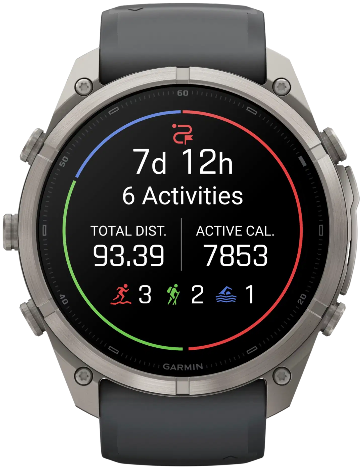 Garmin Fenix 9 Pro inReach 51 mm titaani- ja grafiitinharmaa urheilukello - 4