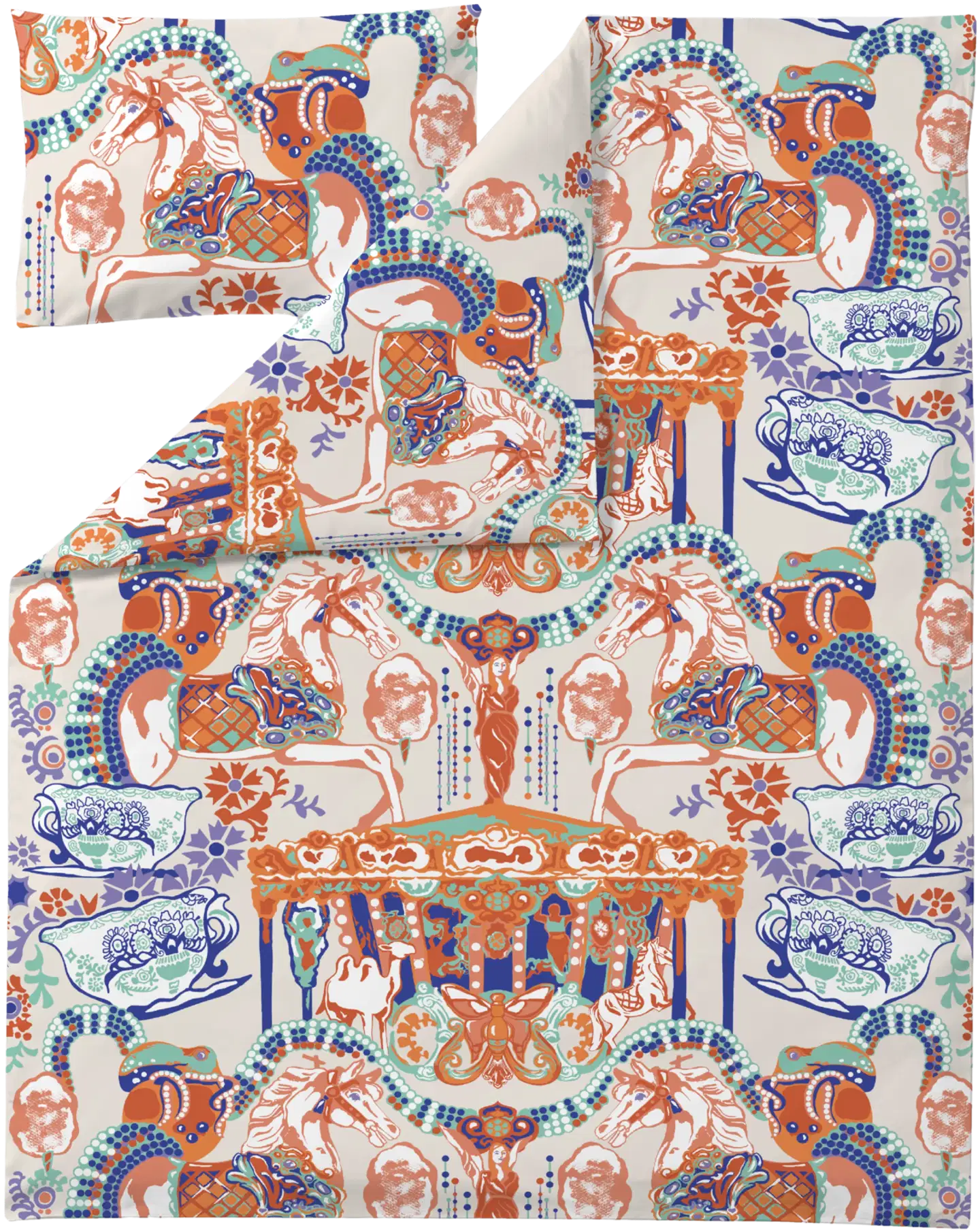 Vallila Fanfaari lasten pussilakana 120x160 cm - 1