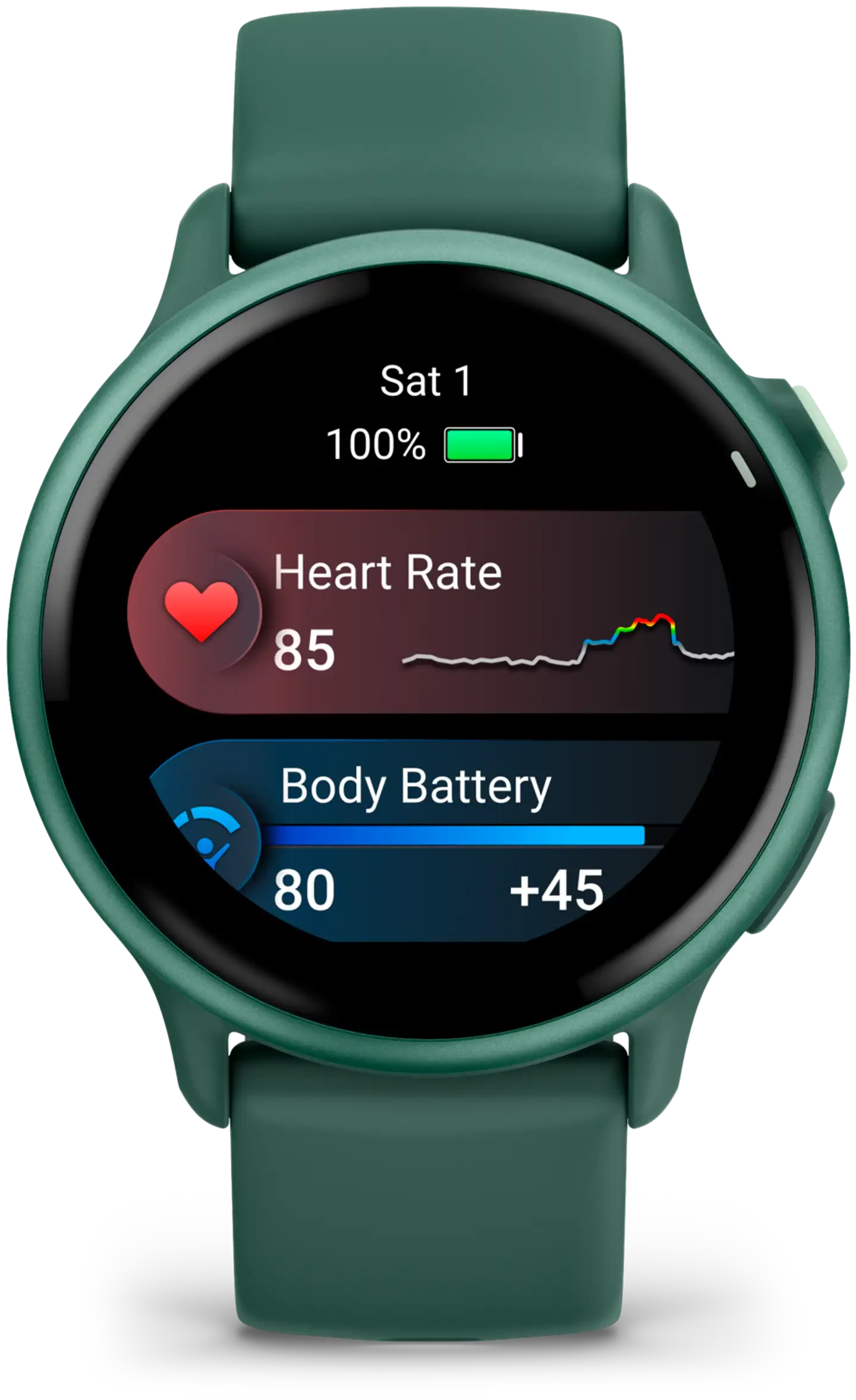 Garmin älykello Vivoactive 6 metallinen jaspiksenvihreä ja jaspiksenvihreä hihna - 3