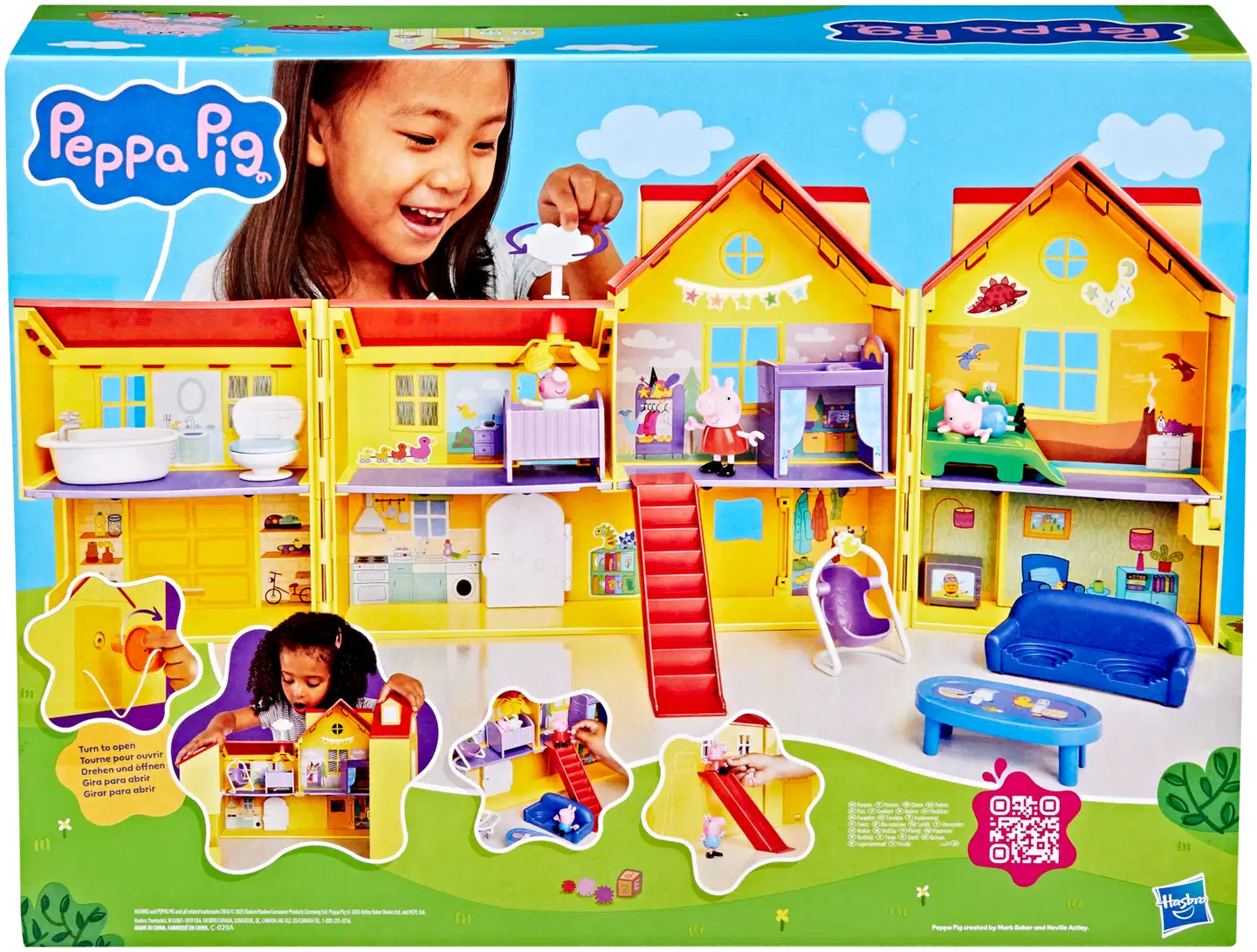 Peppa Pig leikkisetti Pipsan iso avattava talo - 2