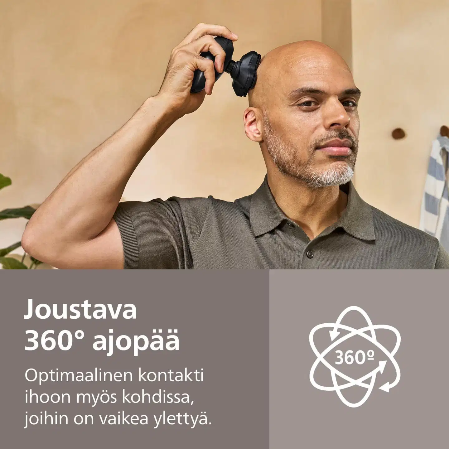 Philips Head Shaver Pro 5000 serie HS5980/15 sähköinen päänajokone - 3