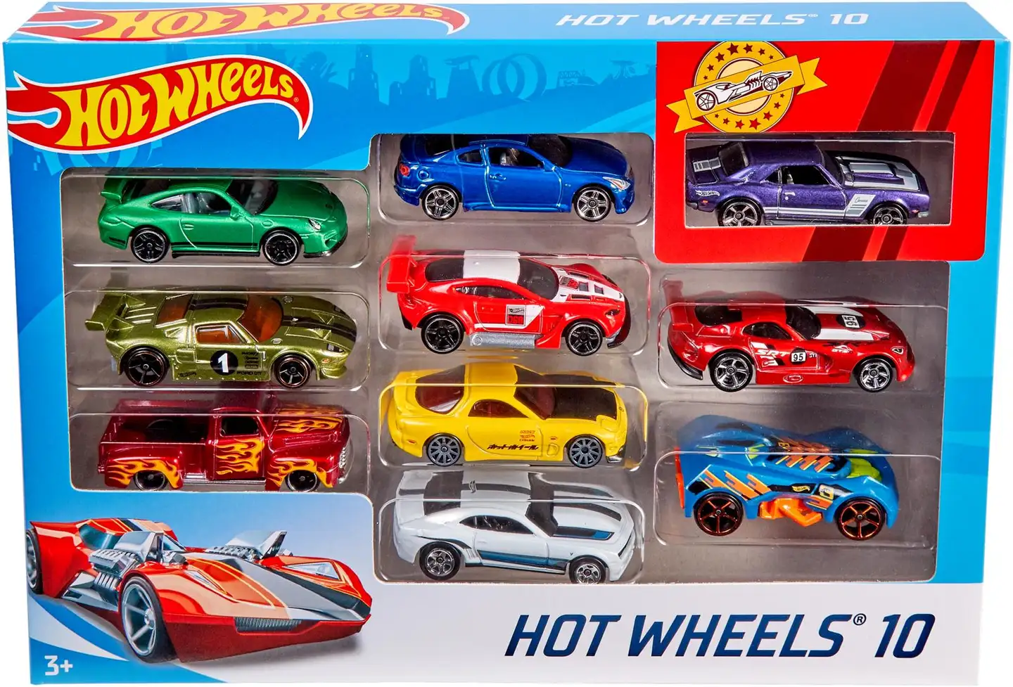 Hot Wheels Pikkuautot 10 Kpl - 2