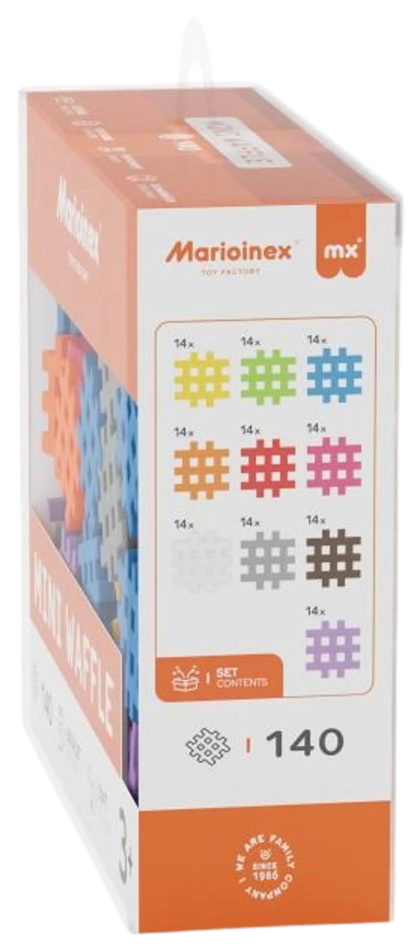 Marioinex vohvelirakentelu mini 140 osaa - 2