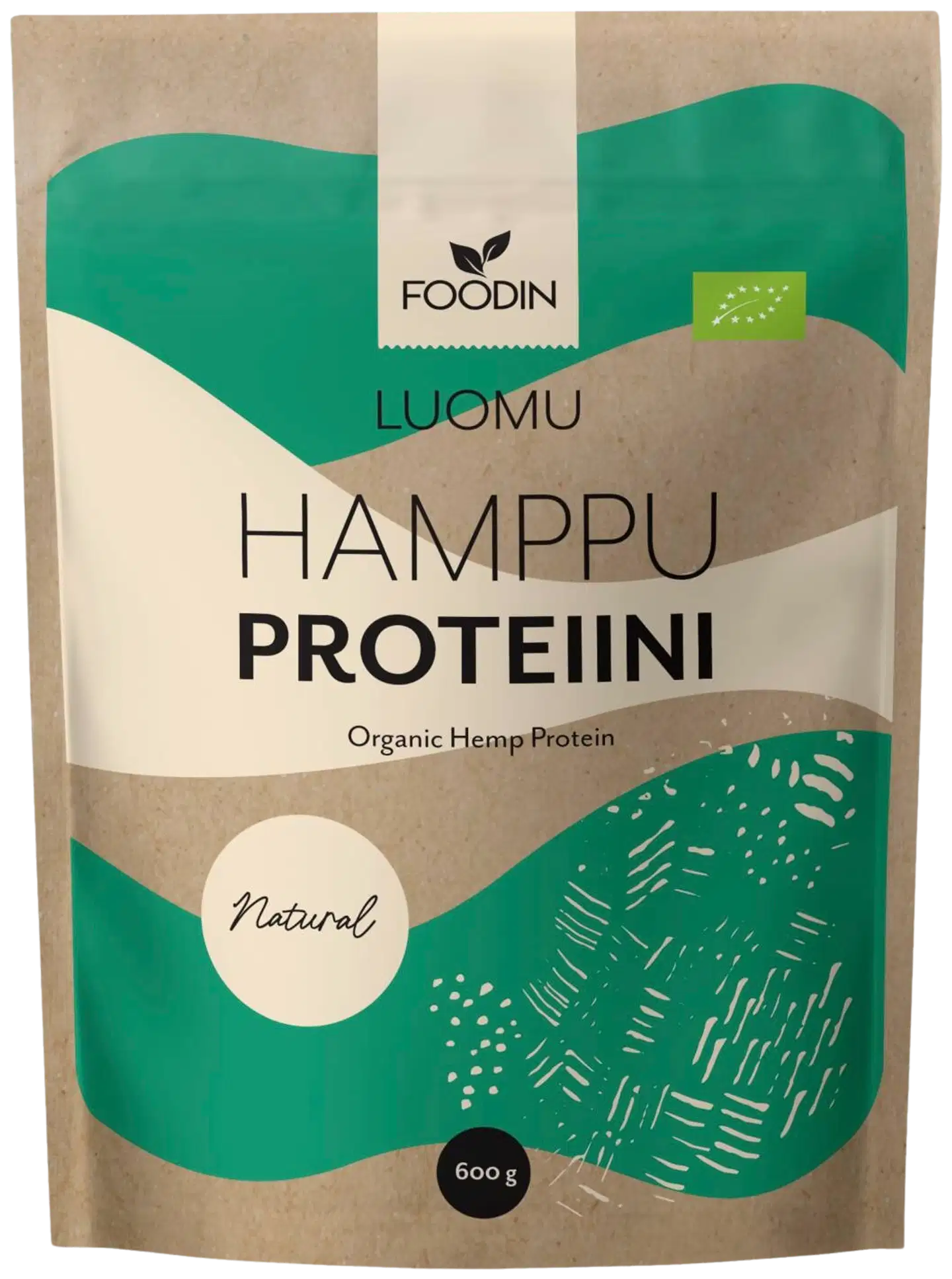 Foodin Hamppuproteiini, luomu 600g
