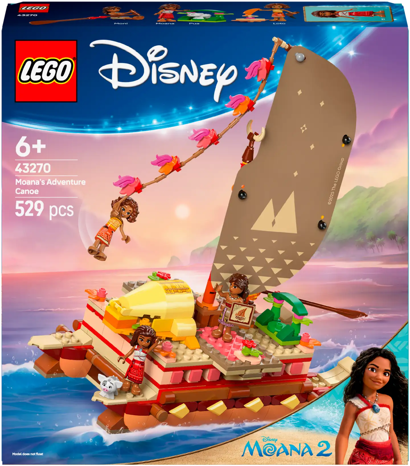 LEGO® Disney Princess 43270 Vaianan seikkailukanootti - 2