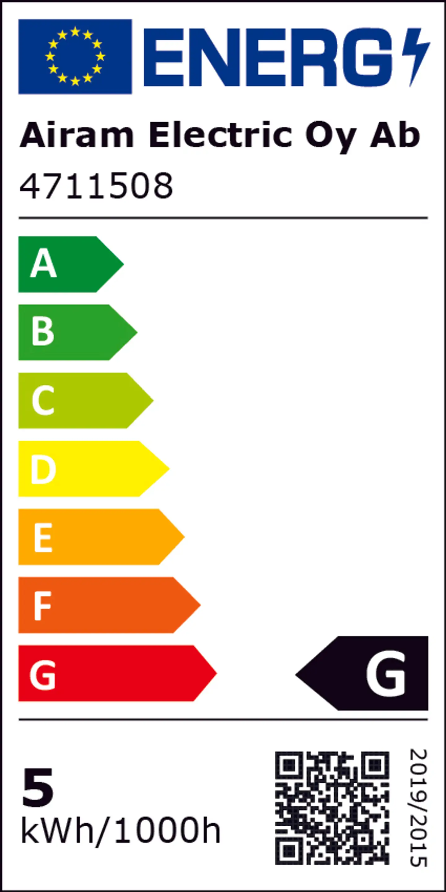 Airam LED-vakiolamppu Amber antiikki 4,5W E27 360LM 2200K - 3