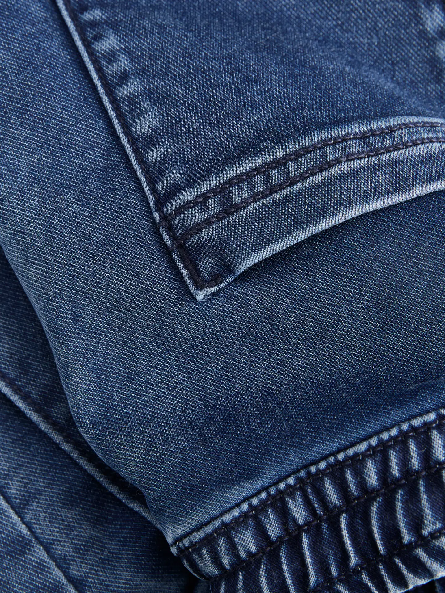 JJ REBEL miesten shortsit Jrebjoe - Blue denim - 4