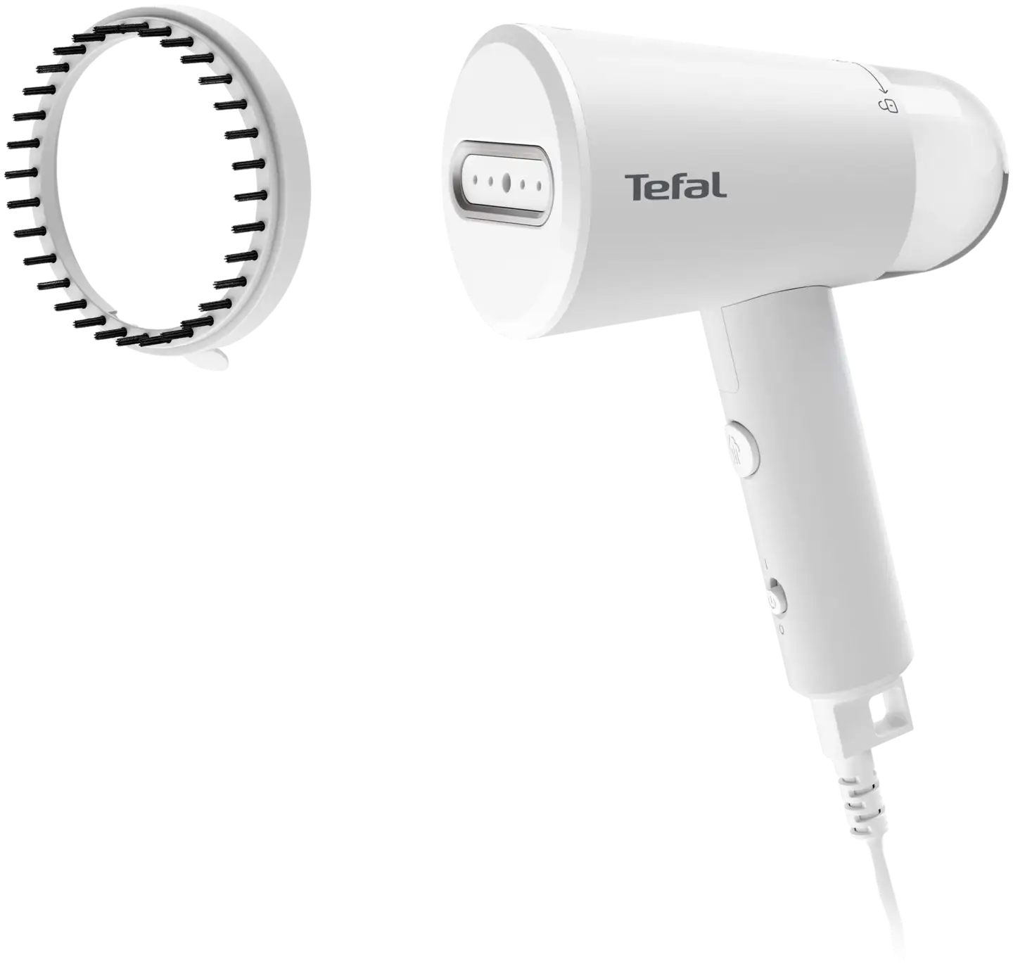 Tefal Origin Travel taittuva vaatehöyrystin harmaa DT1020E1 - 3