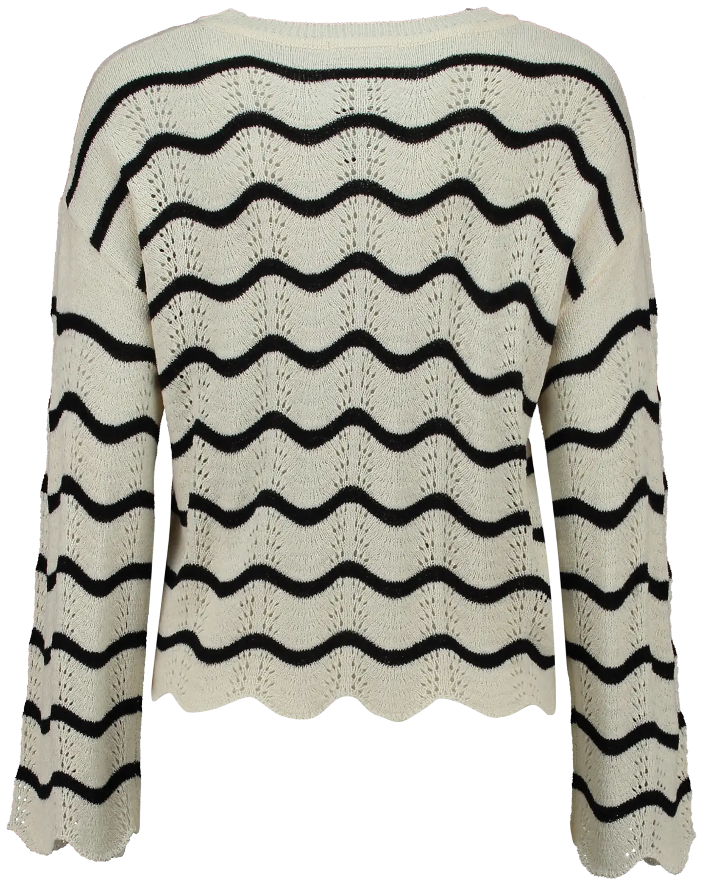 Hailys Lasten neule So44la - offwhite/black stripe - 2