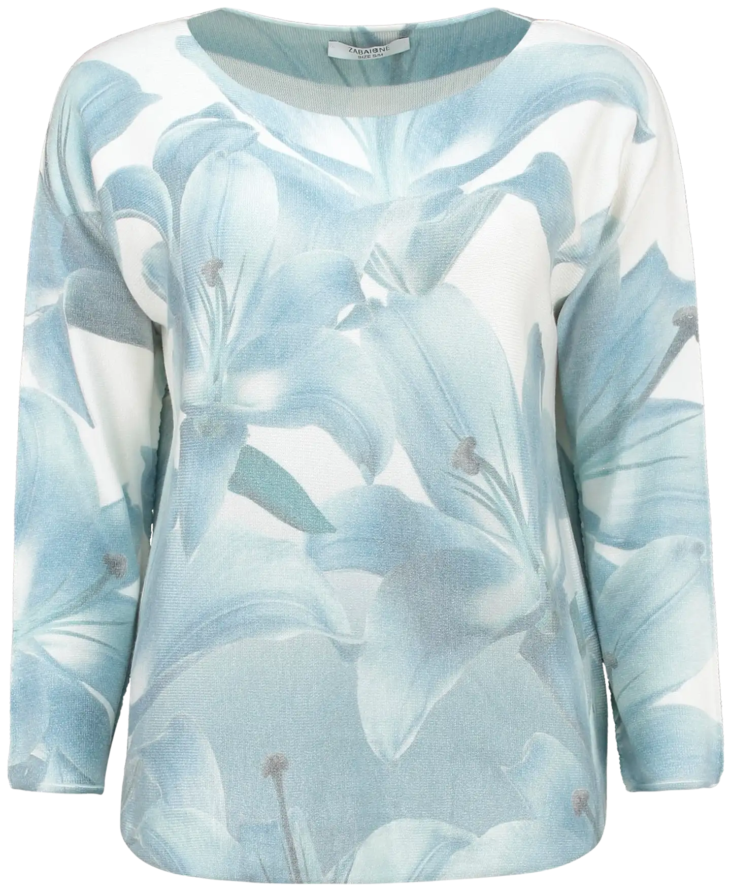 Zabaione naisten neule El44enaa - frosty blue - 1