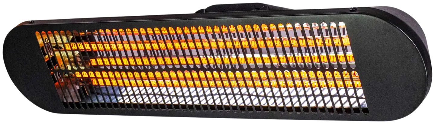 Fornorth Terassilämmitin seinään Premium 2000W etäohjaus, musta - 2