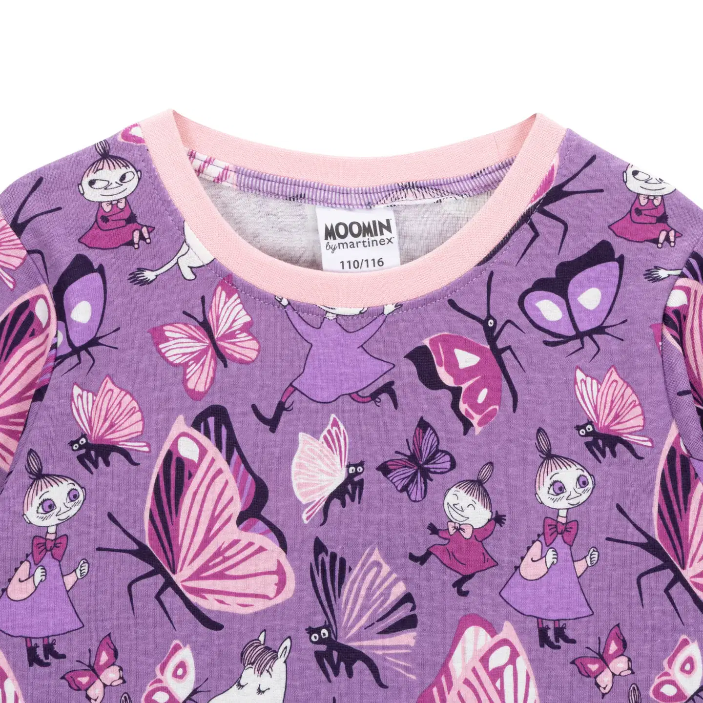Muumi lasten pyjama Perhospuisto 592935 - liila - 5