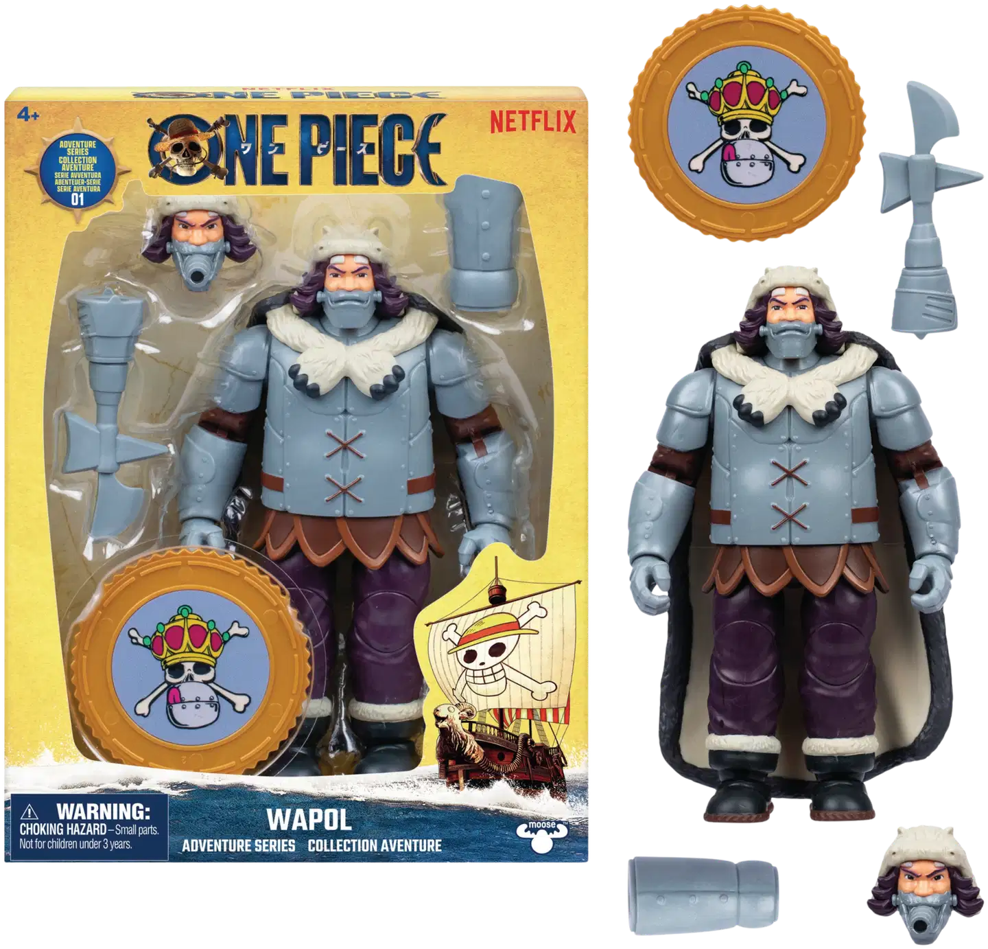 One Piece toimintahahmo Wapol 15 cm - 1