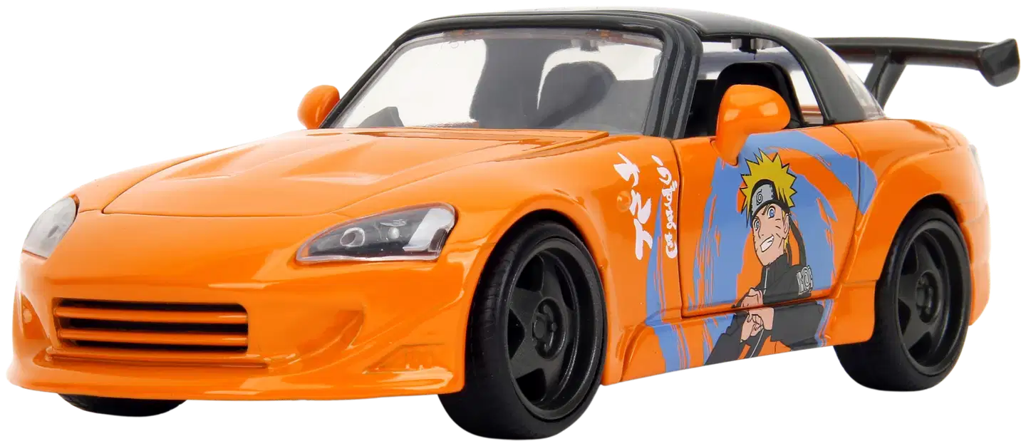 Jada Naruto Shippuden: Naruto ja 2001 Honda S2000, 20 cm, 1:24, die-cast - 6