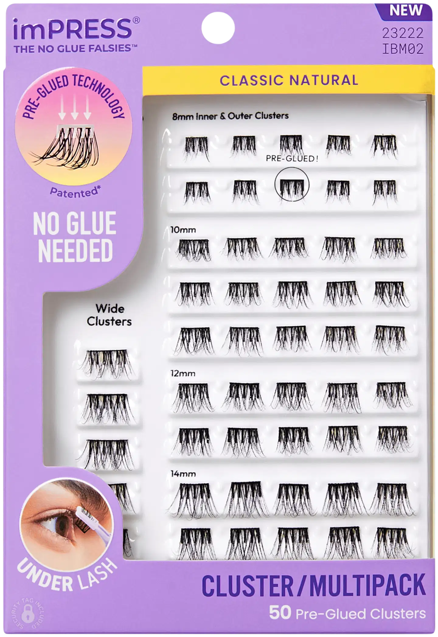 Kiss imPRESS Multi Lash - Classic Natural 50kpl - 1