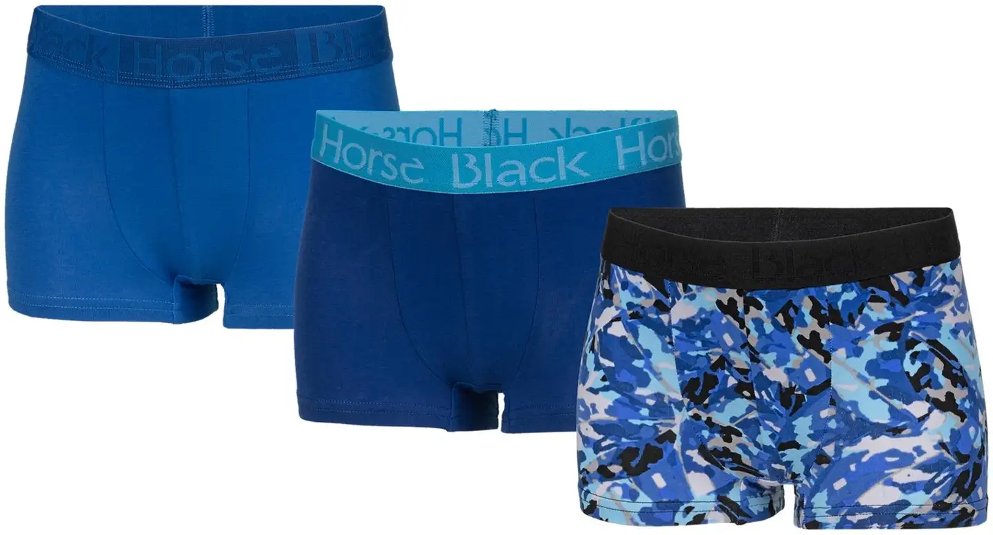 Black Horse lasten bokserit 3-pack J021 - BlueWaSpr - 1