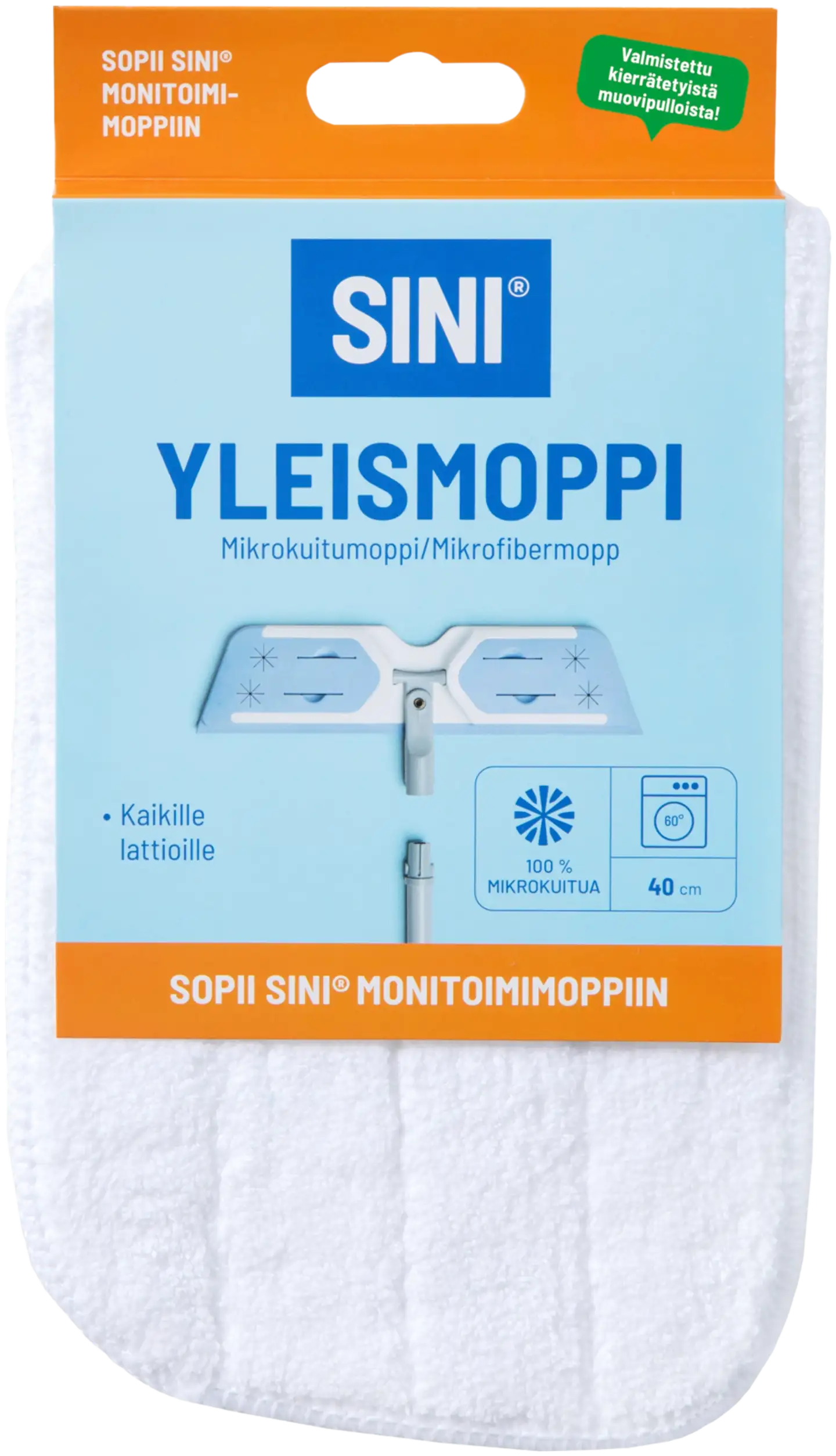 Sini Yleismoppi 40cm - 2