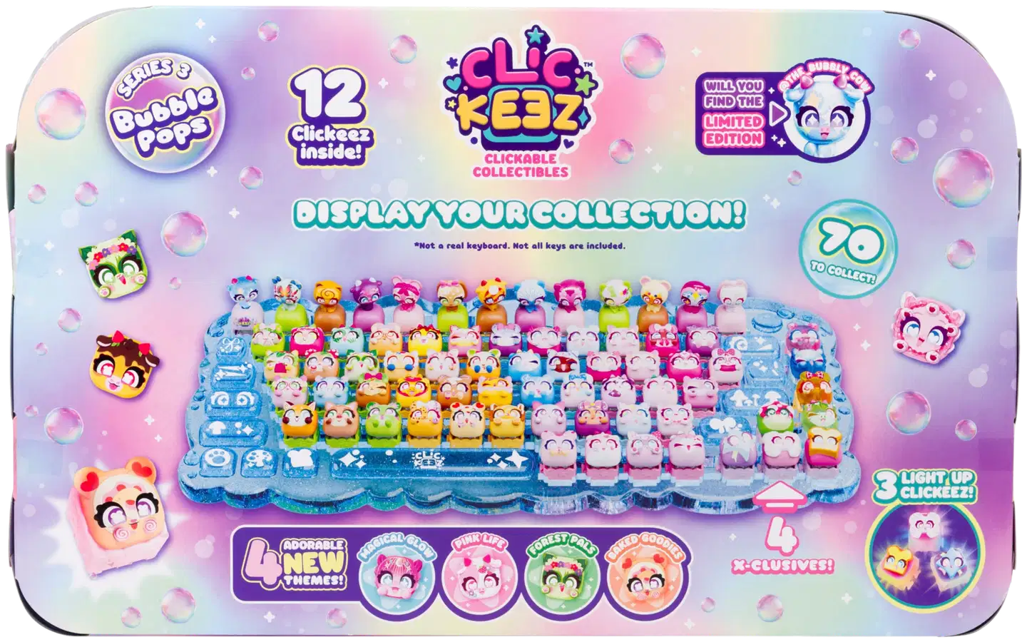 Clickeez Keyboard Mega Pack fidgetleikkisetti - 15