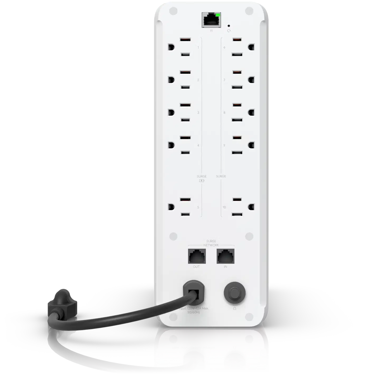 Ubiquiti hallittava 1 KVA UPS-varavirtalähde 10 lähdöllä UPS-Tower - 2