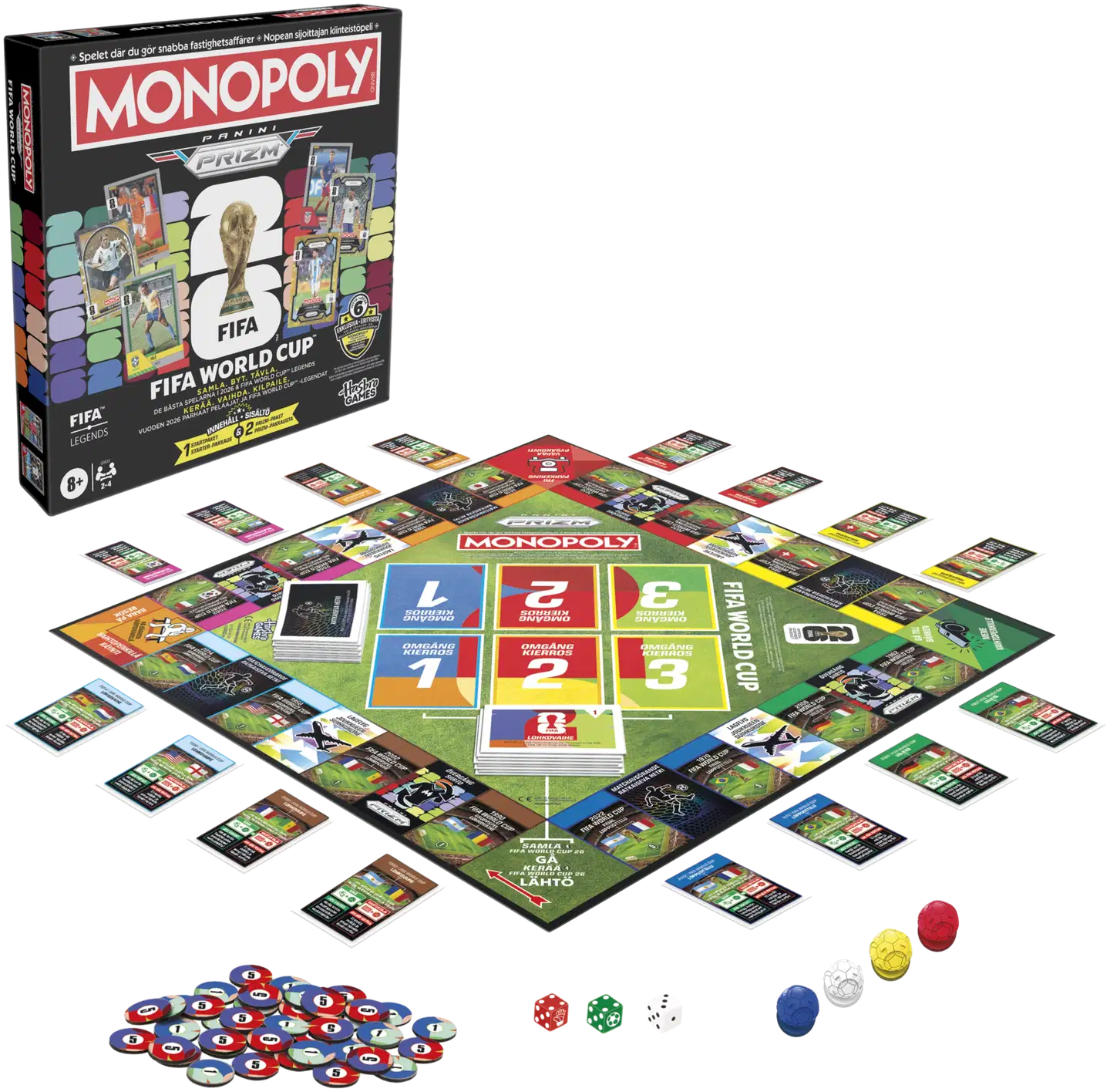 Monopoly lautapeli Fifa (suomen- ja ruotsinkielinen) - 3