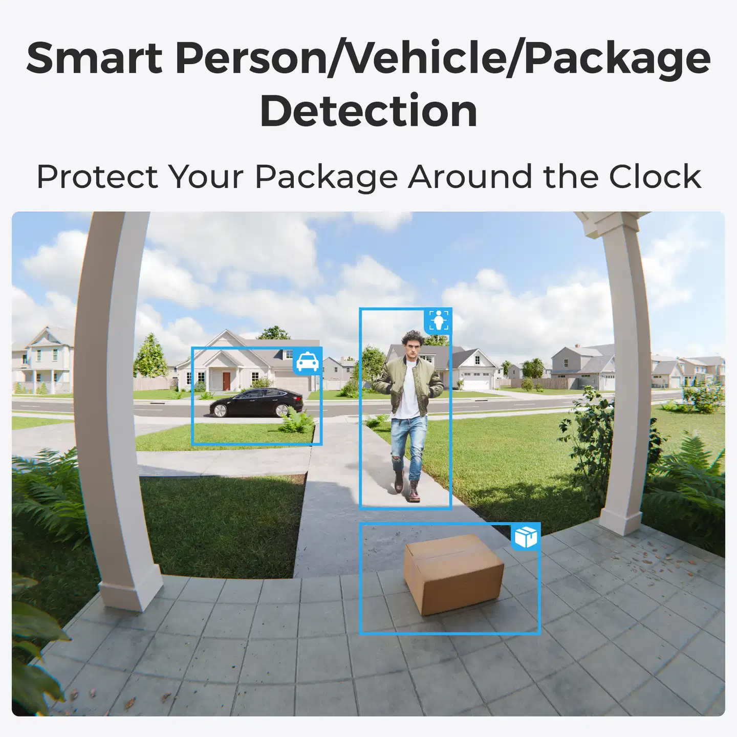 Reolink Video-ovikello (akku) Smart 2K Wi-Fi Musta - 5