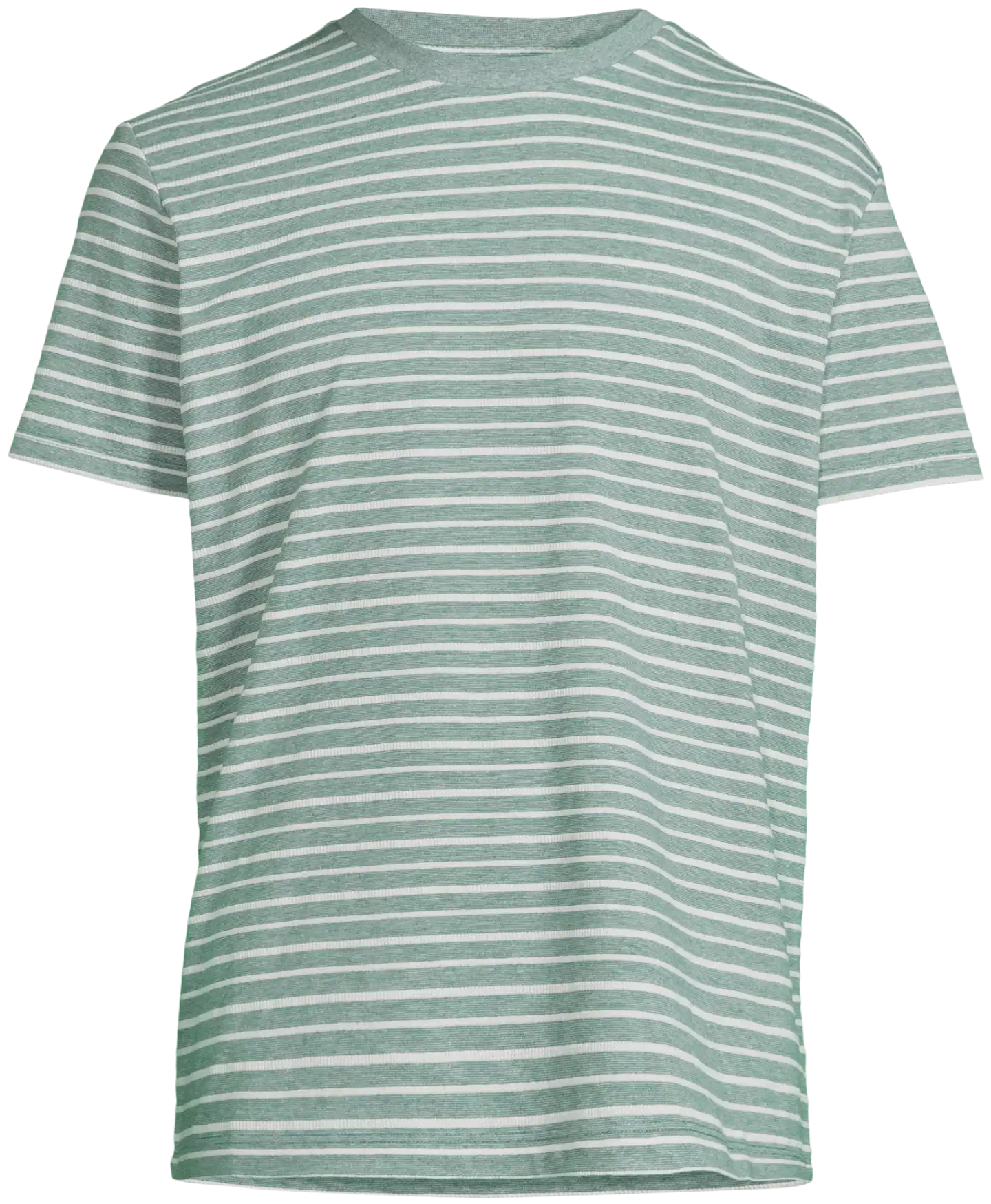 TEX miesten raidallinen t-paita I275381 - Green - 2
