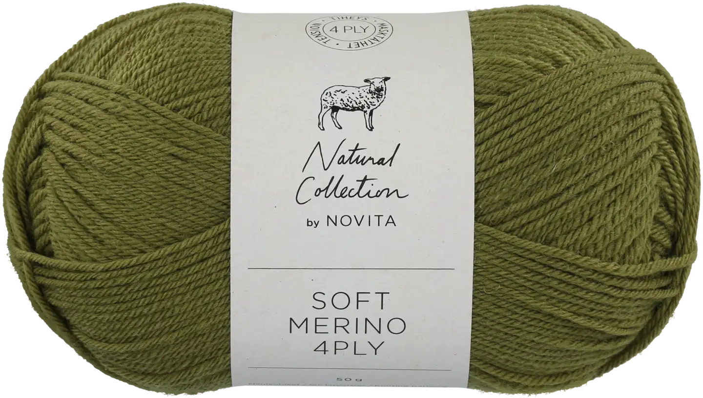 Novita lanka Soft Merino 4 PLY 50 g sammal 306 - 1