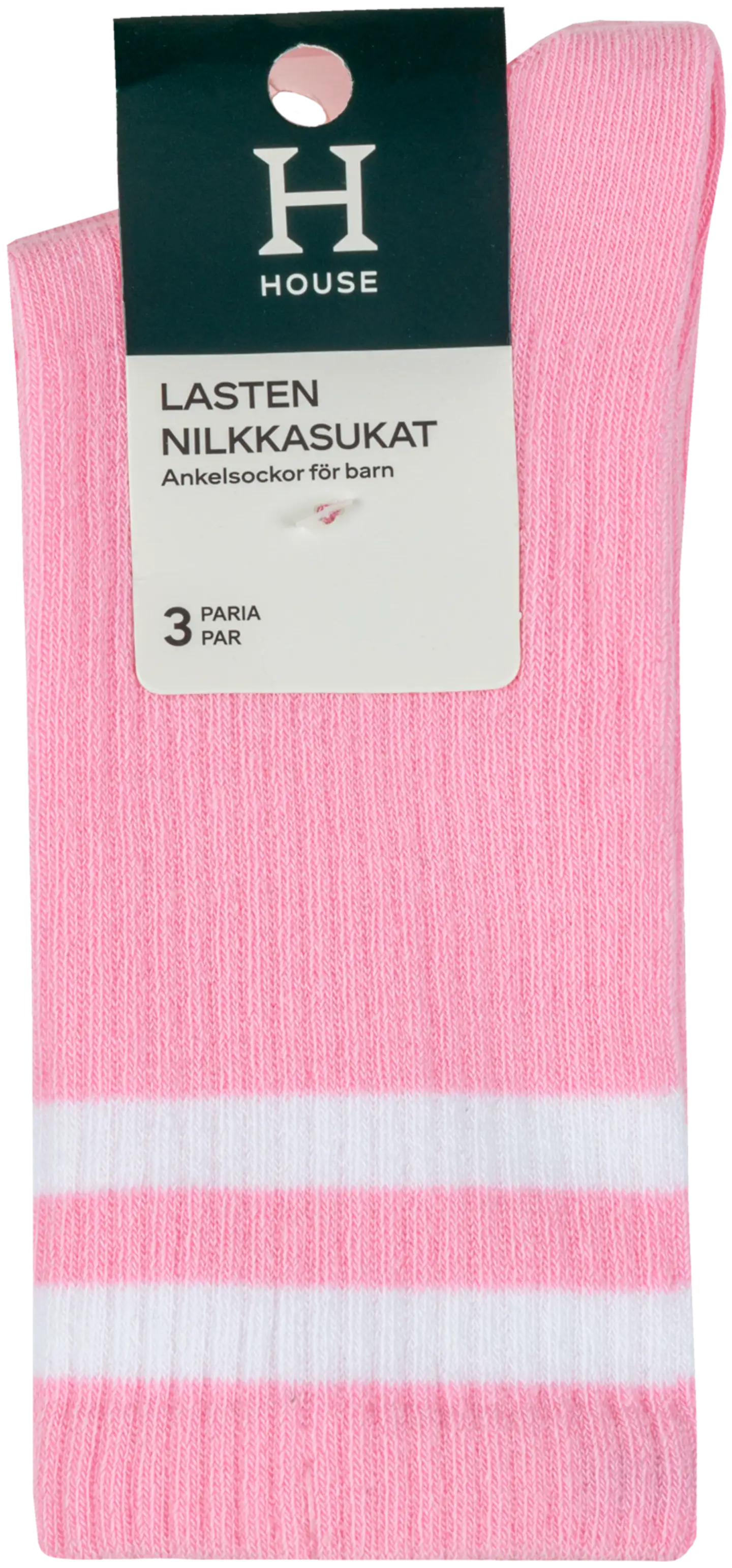 House lasten tennissukat 234H250302 3-pack - pink - 2