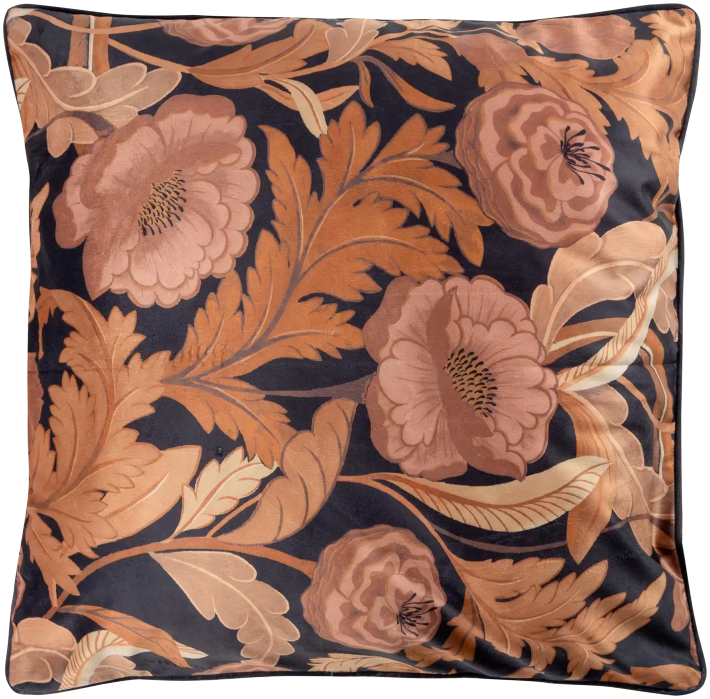 House sisustustyynynpäällinen Velvet Rosa 50x50 cm musta/roosa/ruskea - 1