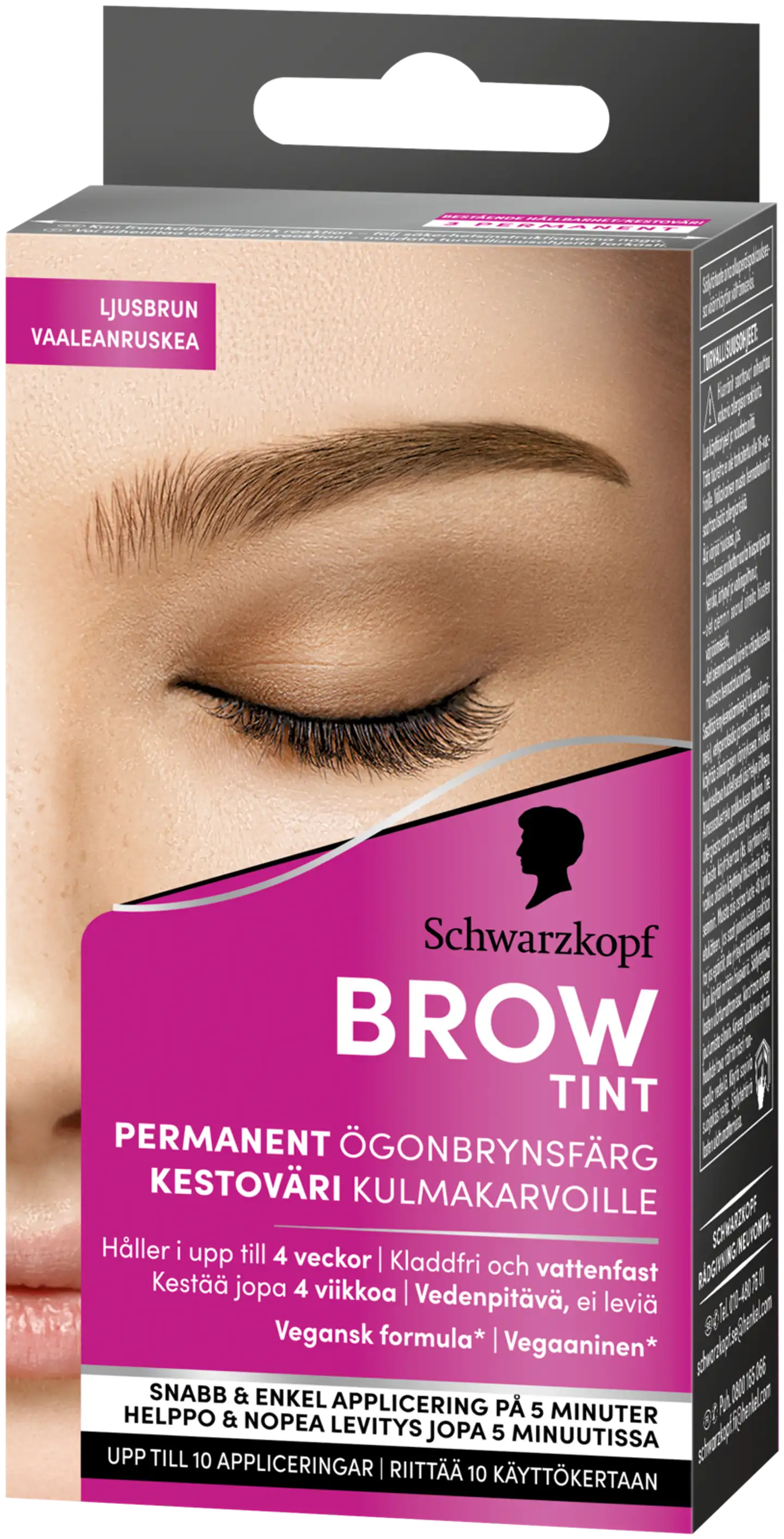 Schwarzkopf Brow Tint kulmaväri Light Brown