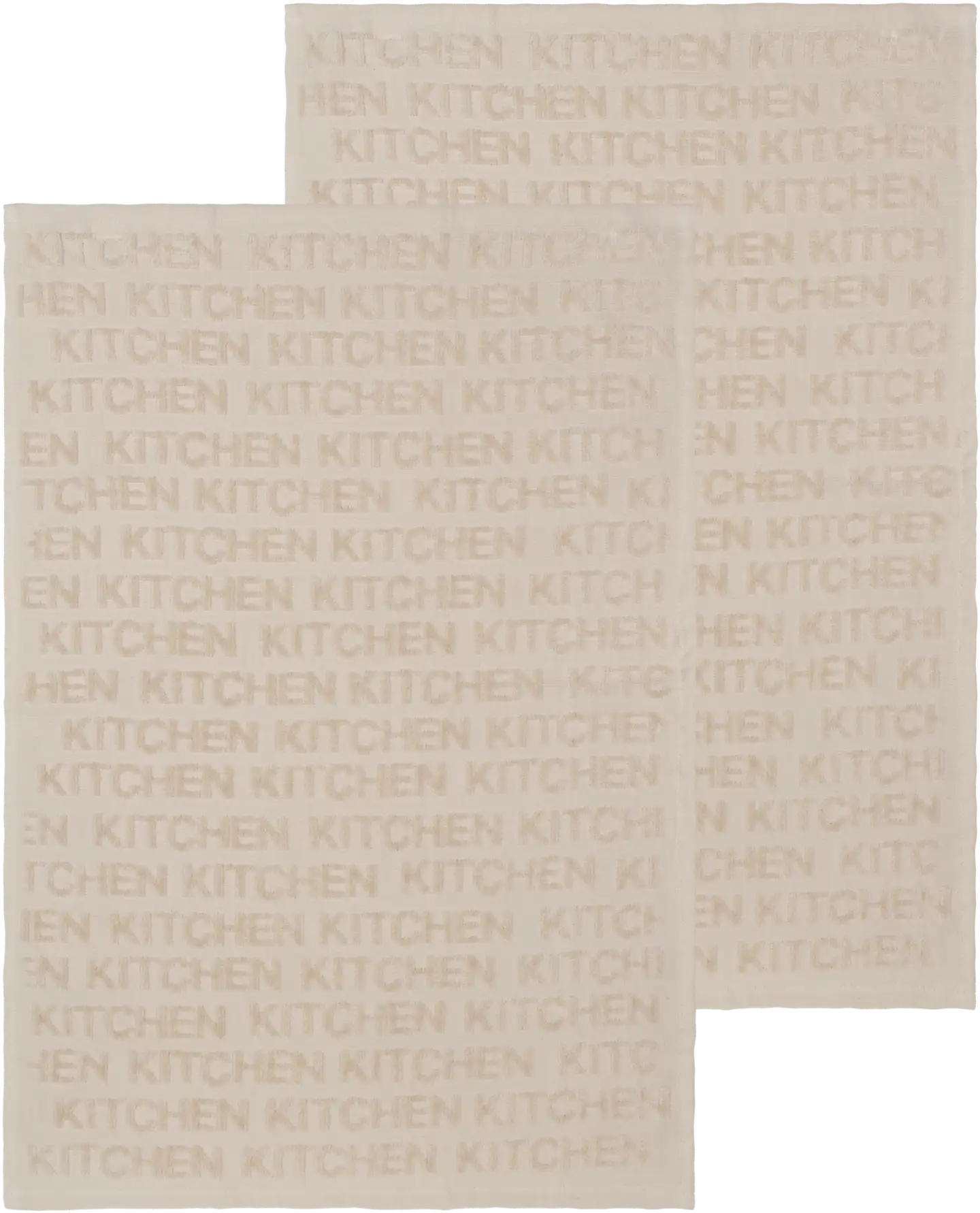 House keittiöpyyhe Kitchen 2 kpl beige - 1