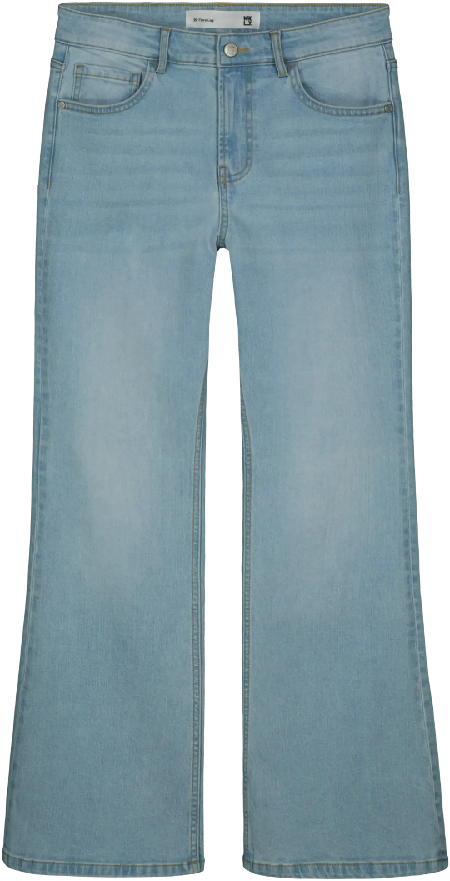 WKLY. naisten farkut Slim Flare - L.blue - 1