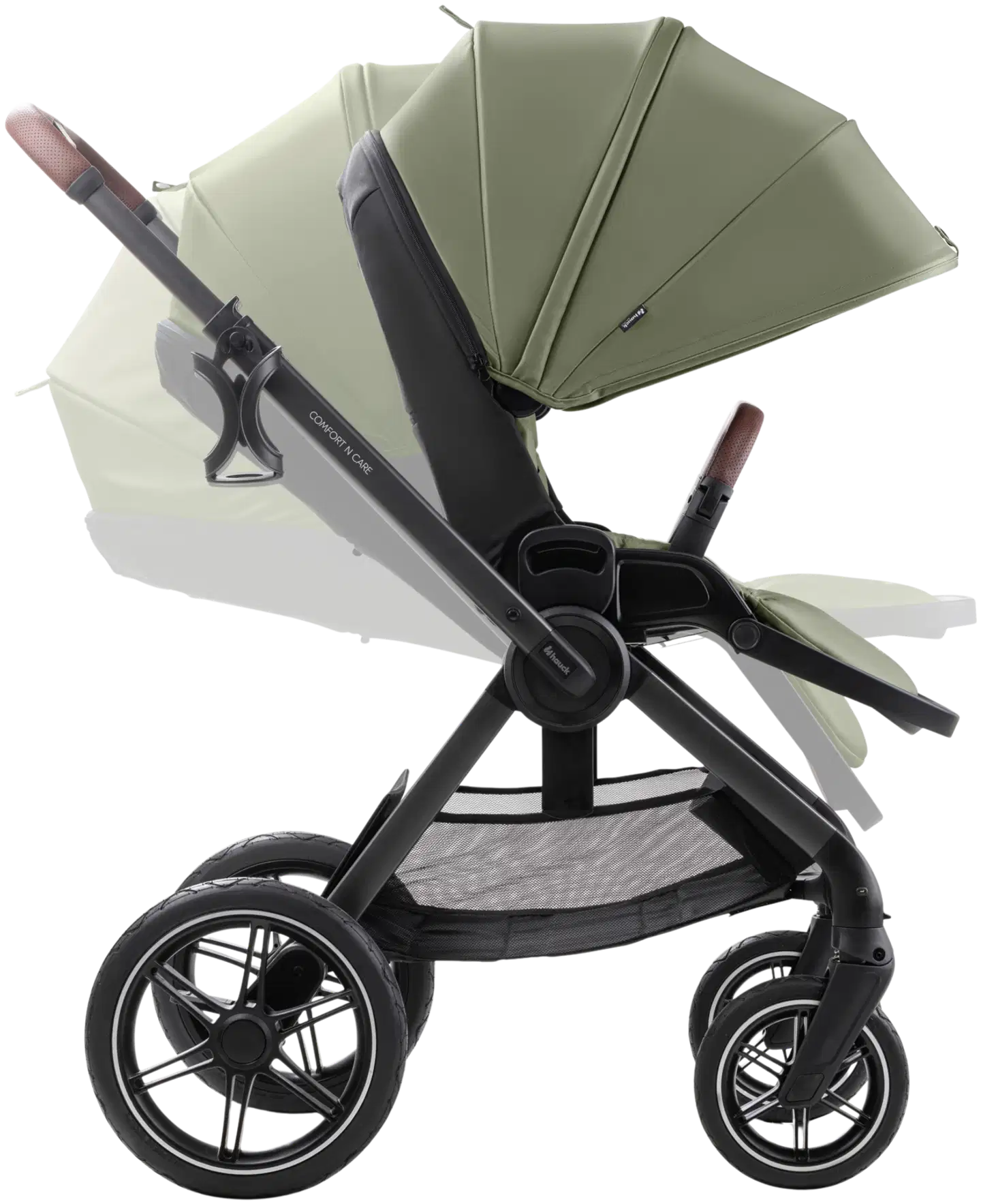 Hauck rattaat Comfort N Care Black - 5