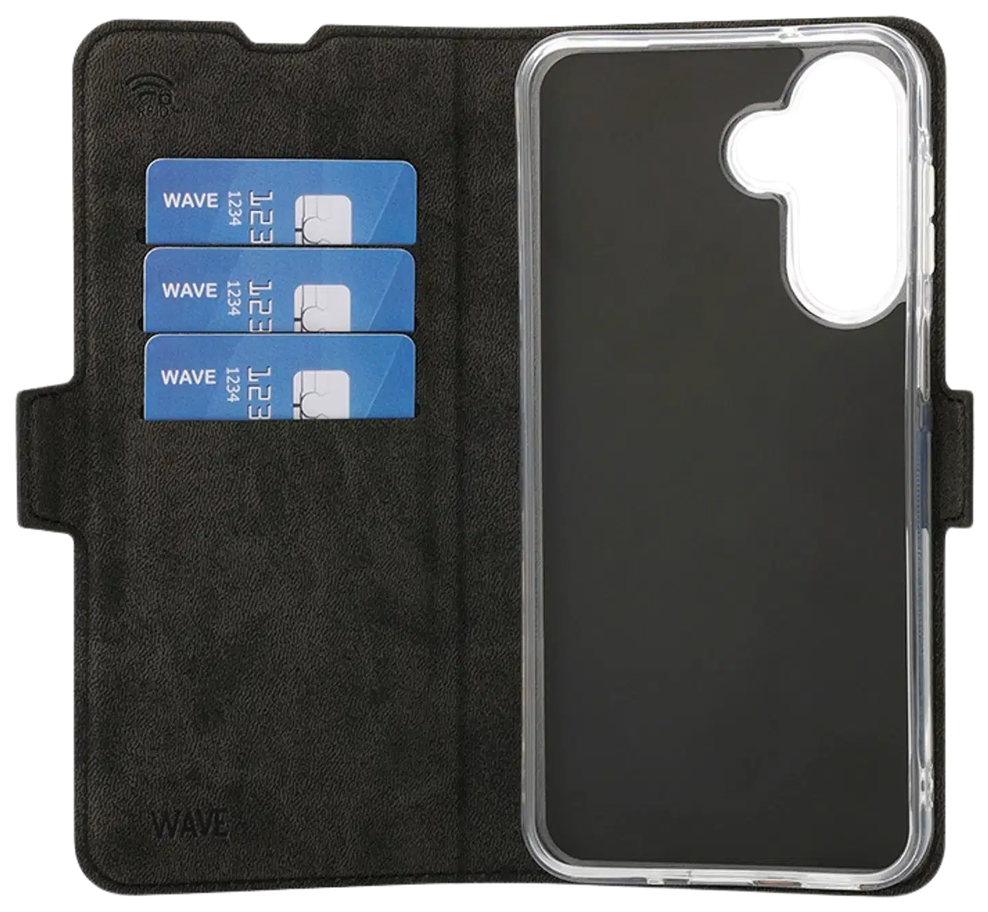Wave Book Case, Samsung Galaxy A27 5G, Musta - 3