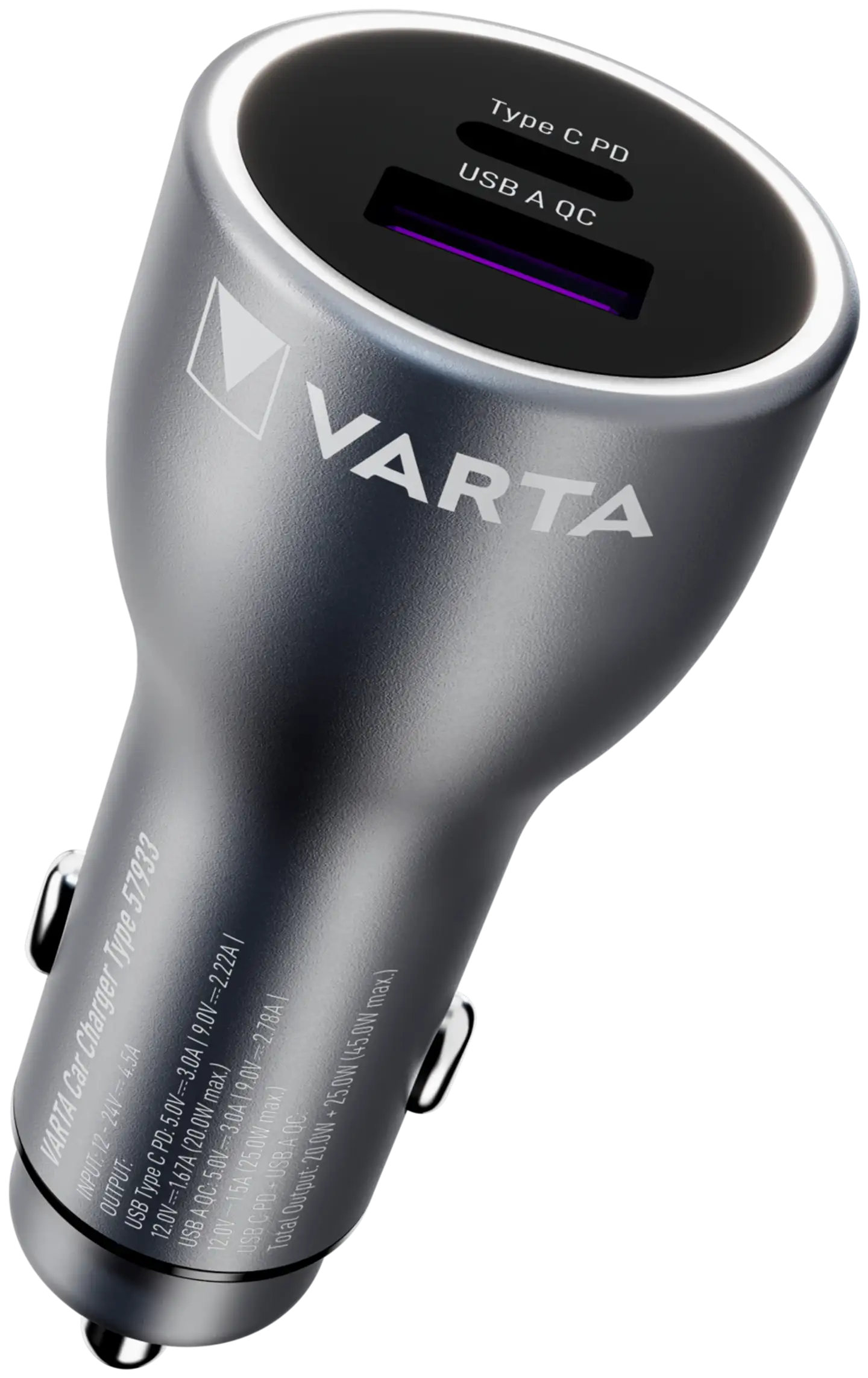 Varta autolaturi USB-A + USB-C 12-24W - 5