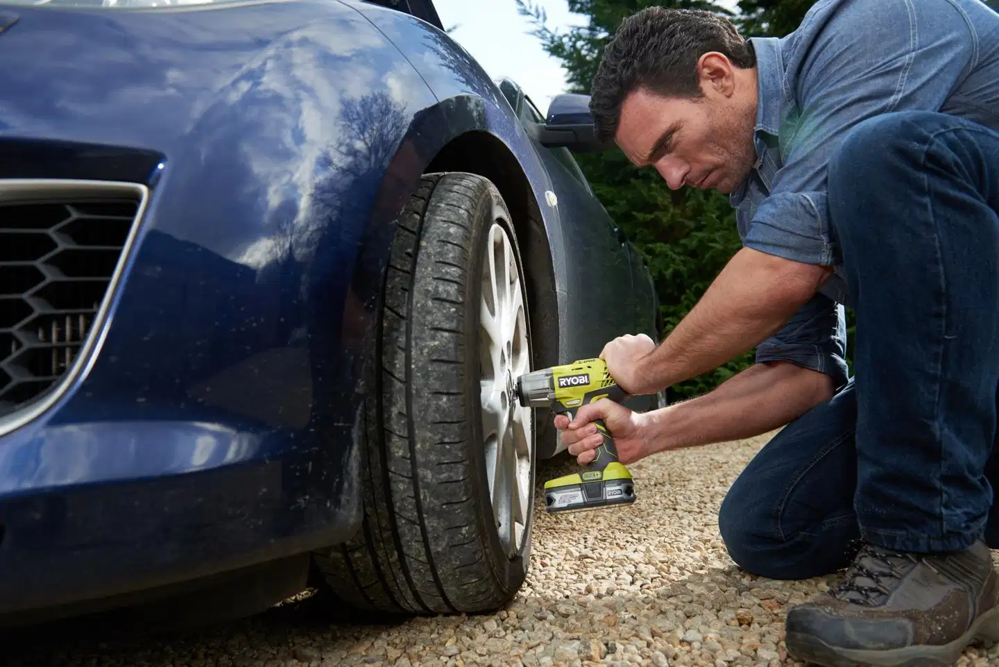 Ryobi 18V iskevä mutterinväännin RIW183N-0 - 3