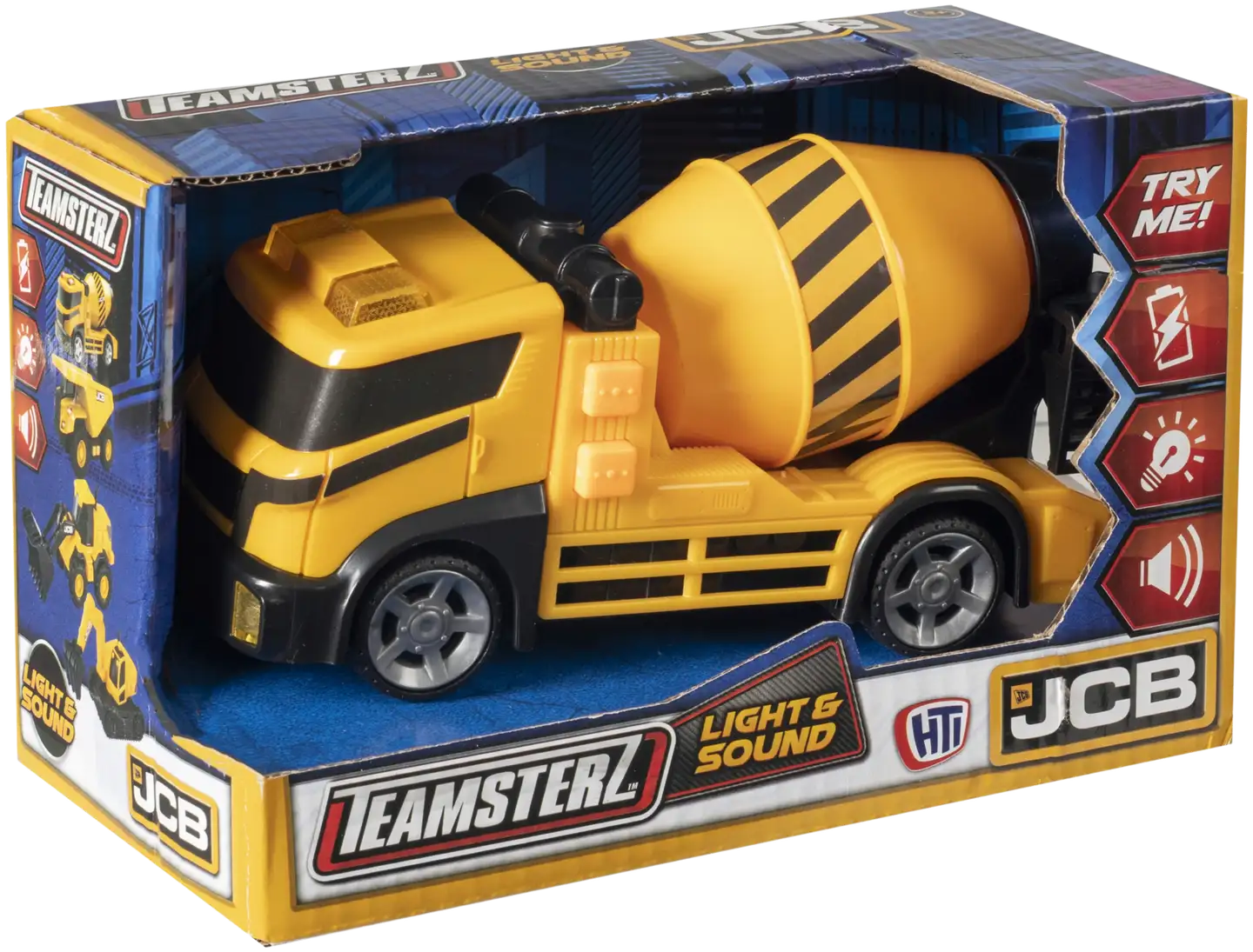 Teamsterz lelu JCB pieni työmaa-ajoneuvo valoilla ja äänillä, erilaisia - 1