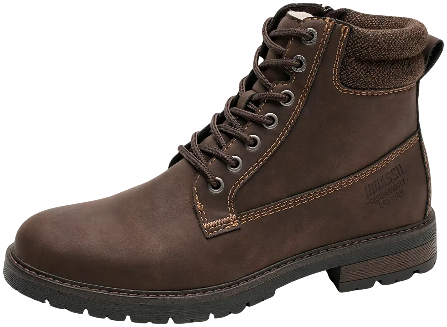 Iguassu miesten talvinilkkurit käännettävillä nastoilla Bruno Classic WL Brown - Brown - 3