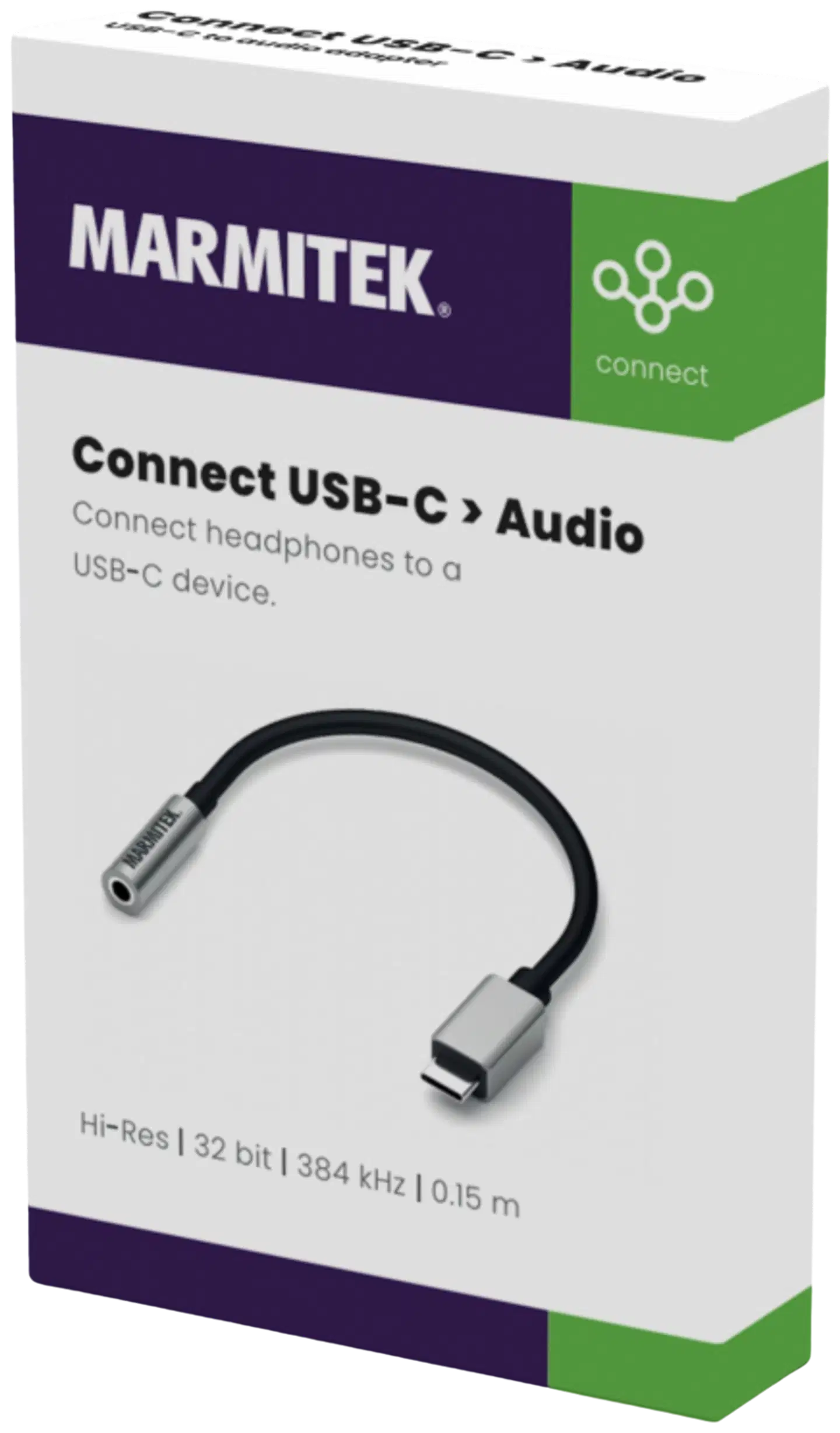 Marmitek Connect USB-C Audio 3.5mm Adapteri - 4