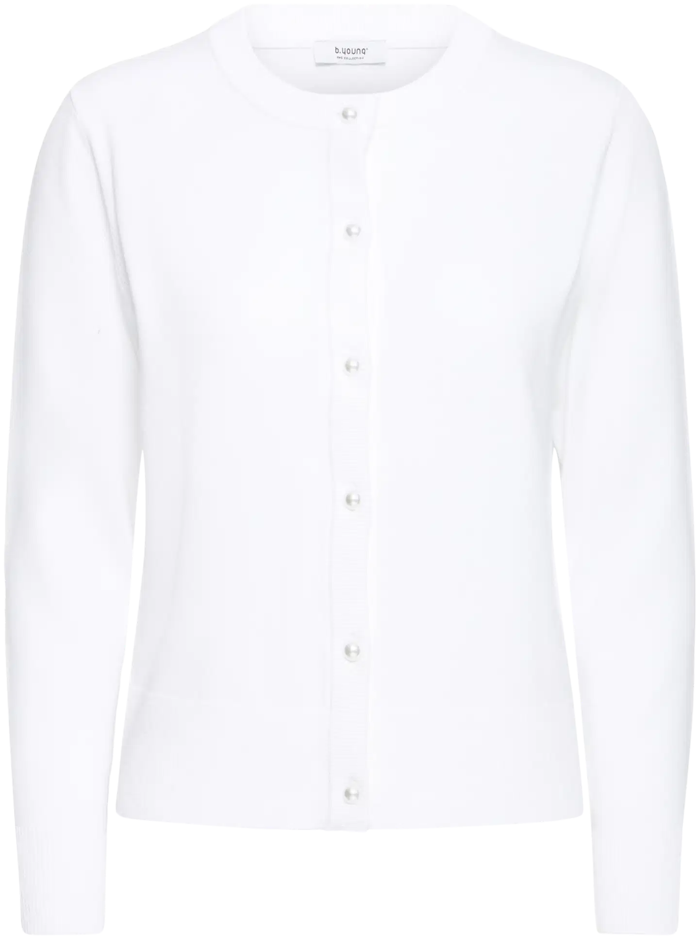 B.young naisten neuletakki Bymmorla deco - Bright white - 1