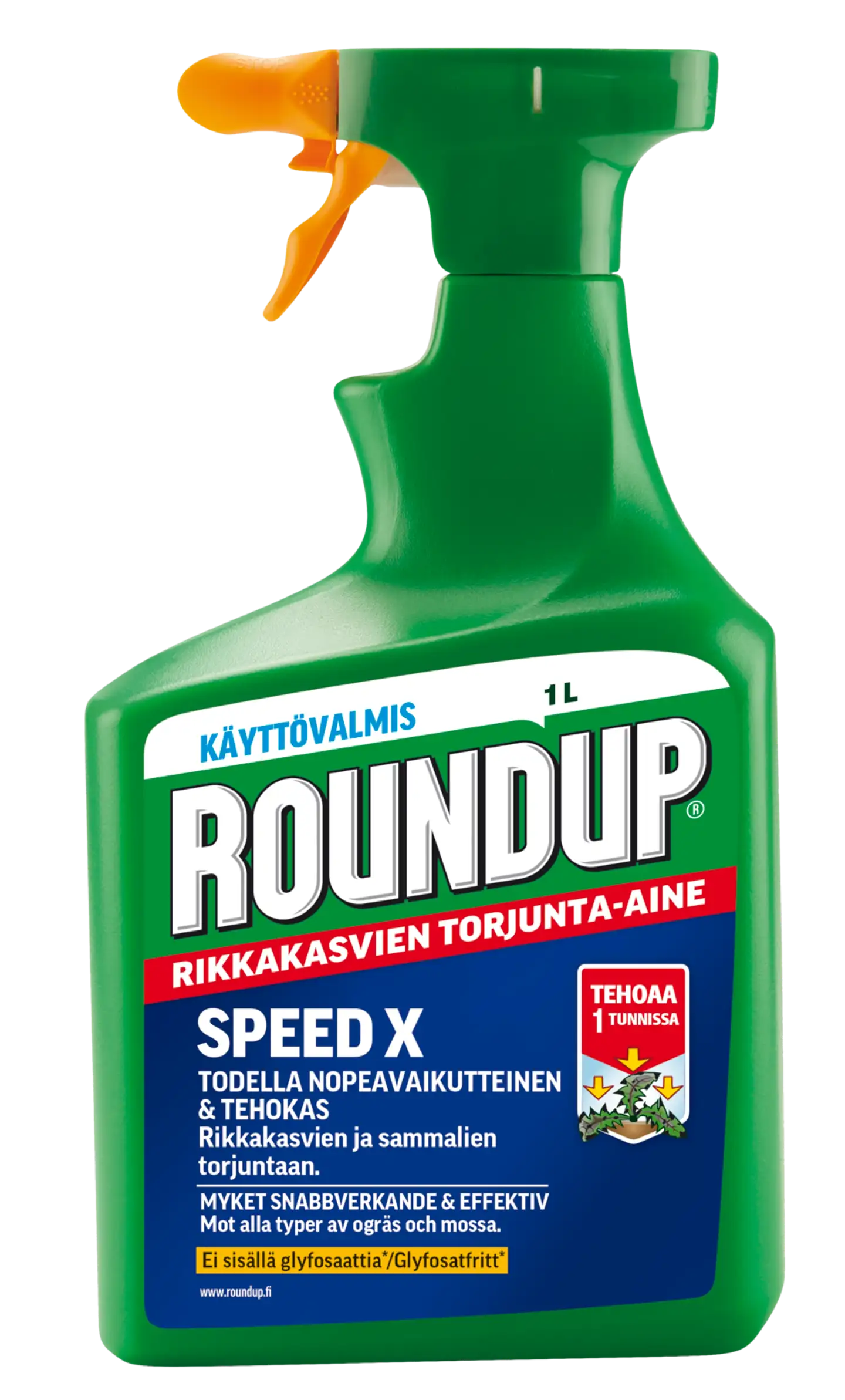 Roundup Speed X käyttövalmis rikkakasvien torjunta-aine 1L