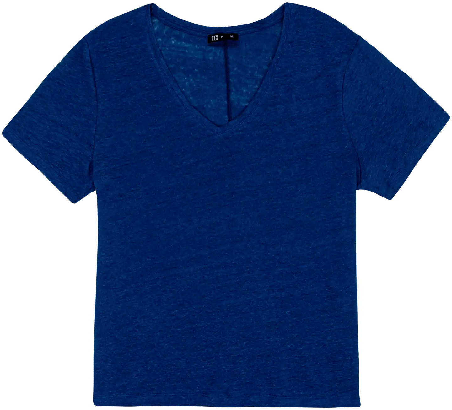 TEX naisten t-paita pellava I983065 - INDIGO LIGHT - 1