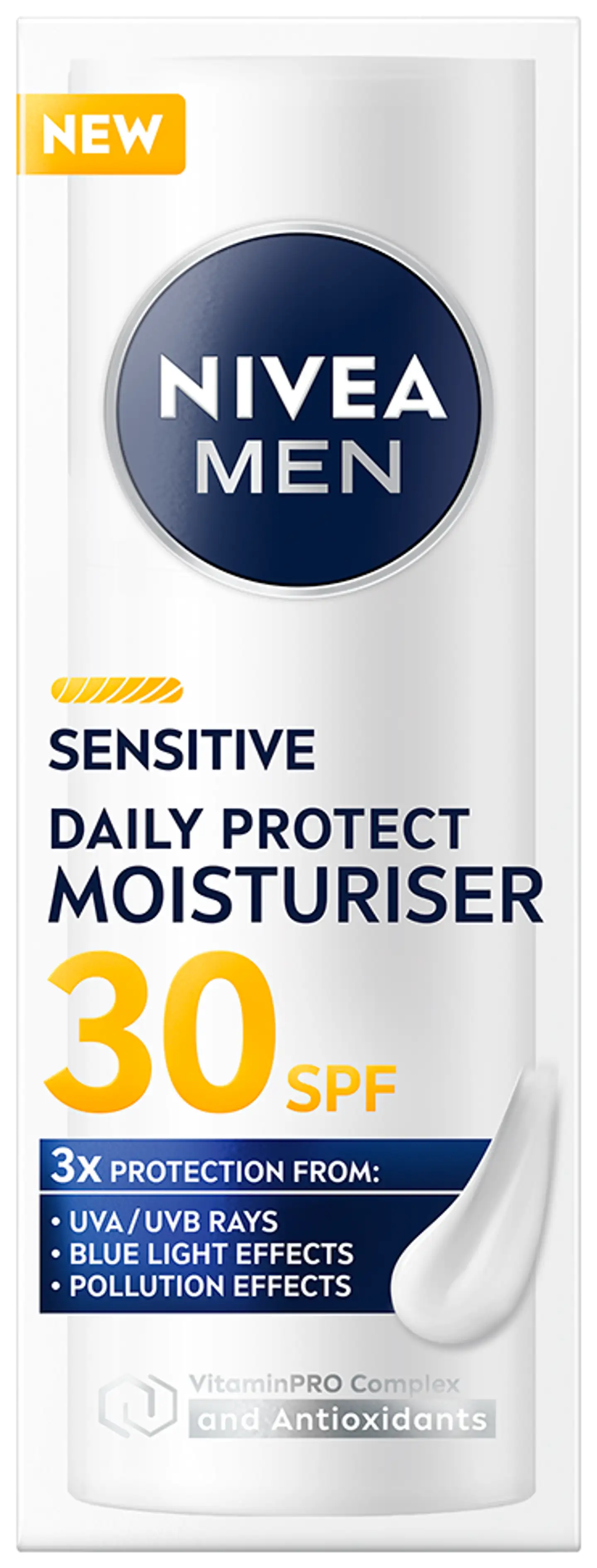 NIVEA MEN 50ml Sensitive Daily Protect Moisturiser SK30 -kasvovoide