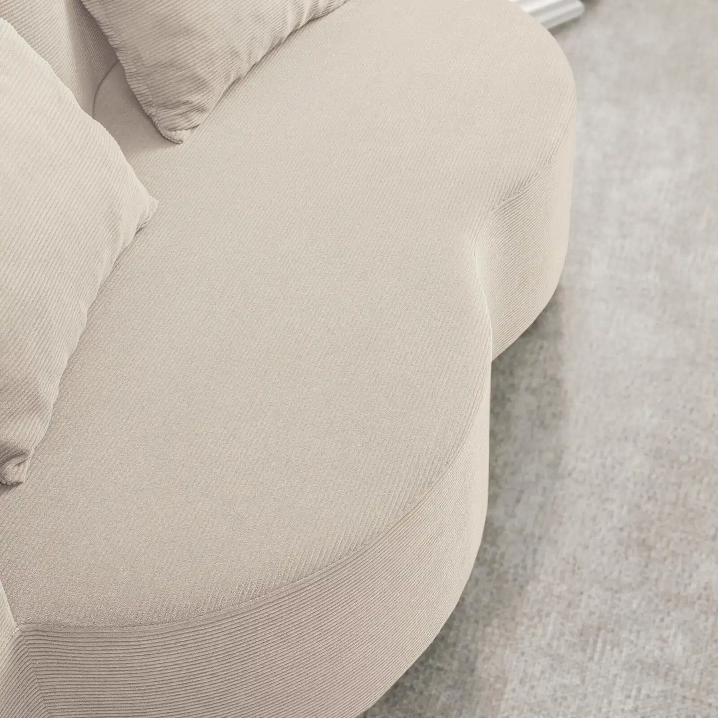 SoBuy sohvasänky beige FST101-MI - 5