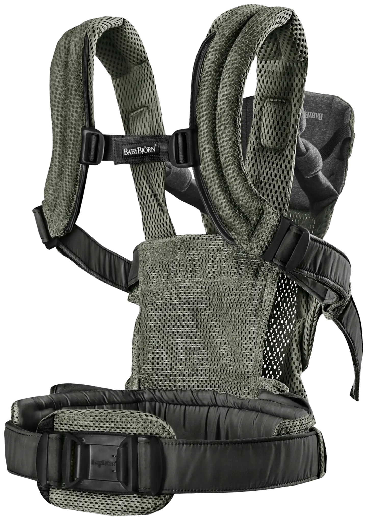 BabyBjörn vauvan kantoreppu harmony - 3d mesh, tummanvihreä - 3